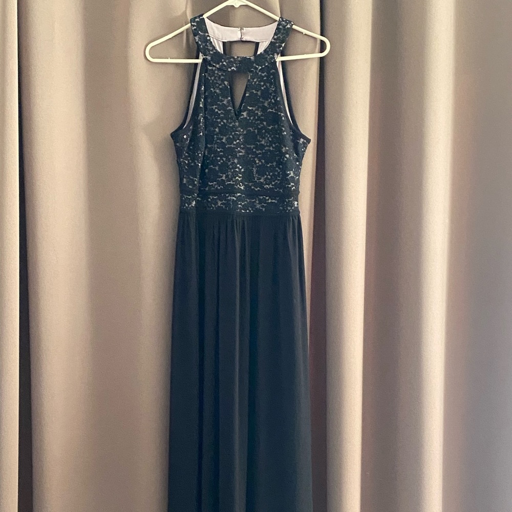 Nightway Black Dress Size 8P